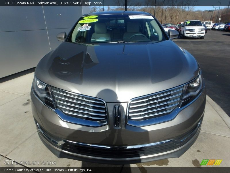 Luxe Silver / Cappuccino 2017 Lincoln MKX Premier AWD