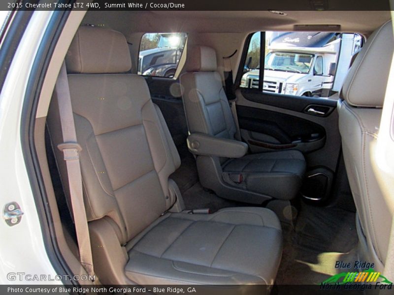 Summit White / Cocoa/Dune 2015 Chevrolet Tahoe LTZ 4WD