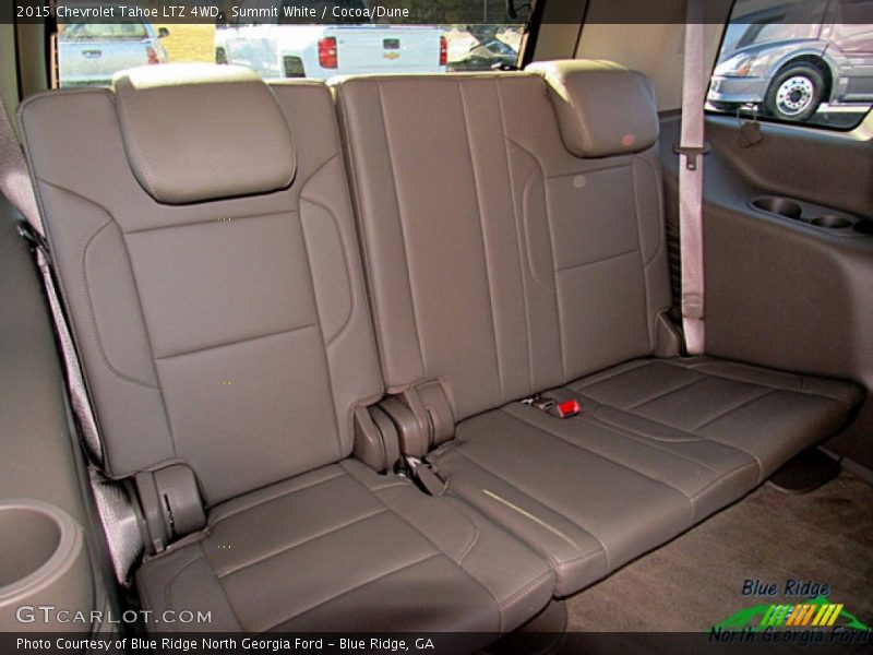 Summit White / Cocoa/Dune 2015 Chevrolet Tahoe LTZ 4WD