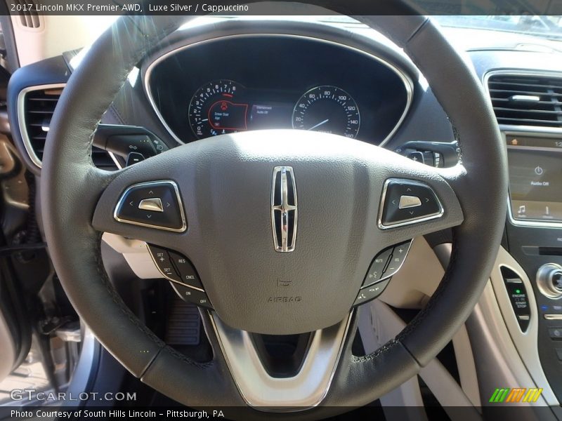 Luxe Silver / Cappuccino 2017 Lincoln MKX Premier AWD
