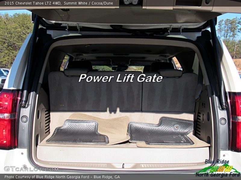 Summit White / Cocoa/Dune 2015 Chevrolet Tahoe LTZ 4WD
