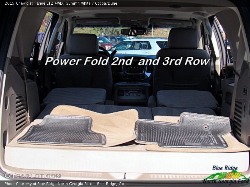 Summit White / Cocoa/Dune 2015 Chevrolet Tahoe LTZ 4WD