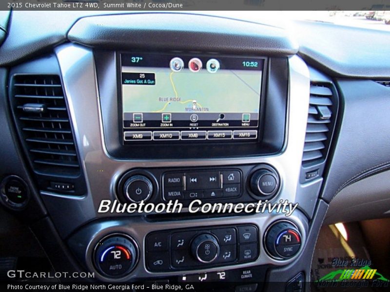 Summit White / Cocoa/Dune 2015 Chevrolet Tahoe LTZ 4WD