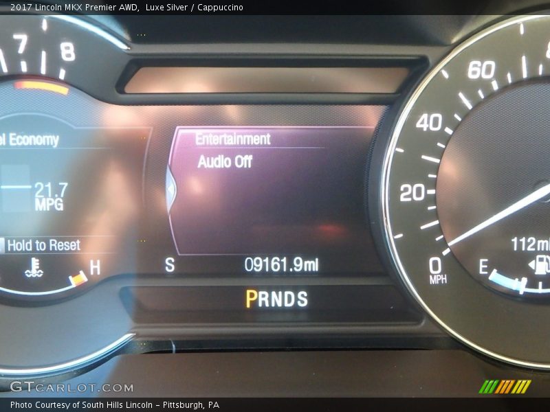 Luxe Silver / Cappuccino 2017 Lincoln MKX Premier AWD