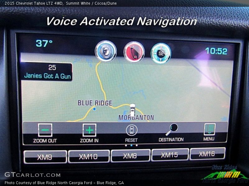 Summit White / Cocoa/Dune 2015 Chevrolet Tahoe LTZ 4WD