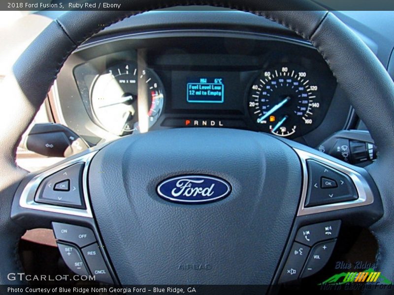 Ruby Red / Ebony 2018 Ford Fusion S