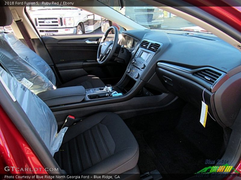 Ruby Red / Ebony 2018 Ford Fusion S