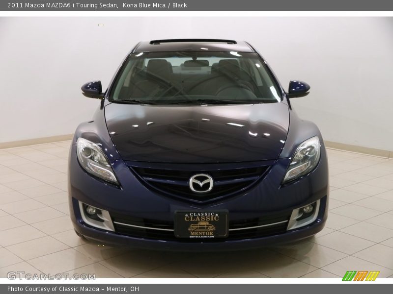 Kona Blue Mica / Black 2011 Mazda MAZDA6 i Touring Sedan