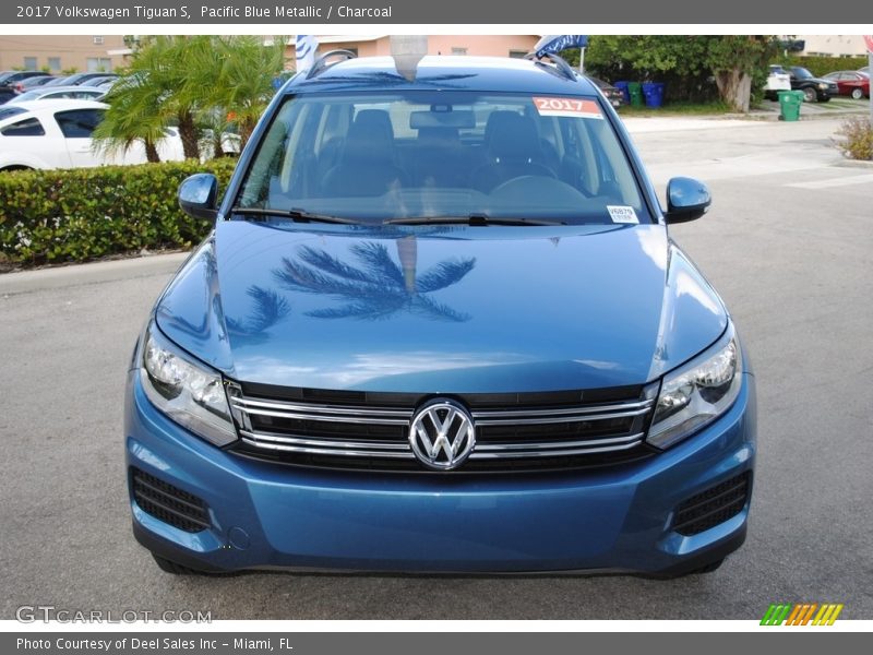 Pacific Blue Metallic / Charcoal 2017 Volkswagen Tiguan S