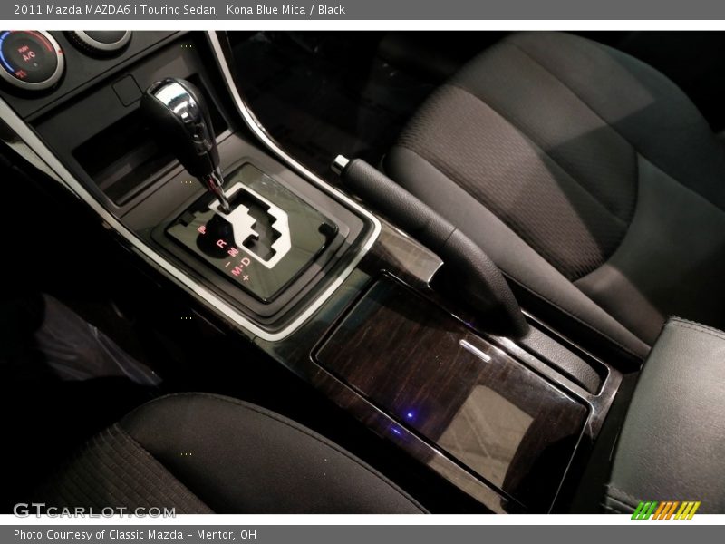 Kona Blue Mica / Black 2011 Mazda MAZDA6 i Touring Sedan