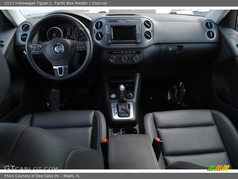 Pacific Blue Metallic / Charcoal 2017 Volkswagen Tiguan S