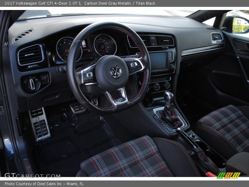 Carbon Steel Gray Metallic / Titan Black 2017 Volkswagen Golf GTI 4-Door 2.0T S