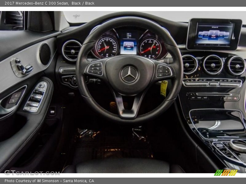 Black / Black 2017 Mercedes-Benz C 300 Sedan
