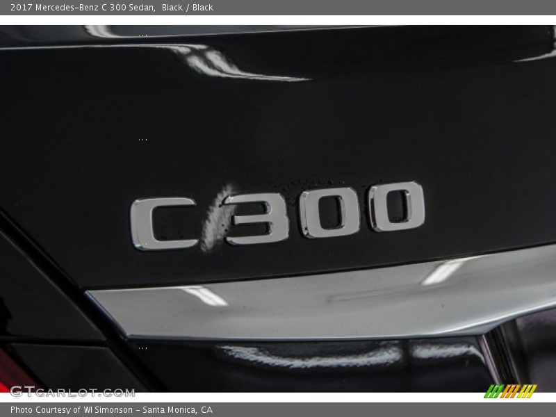 Black / Black 2017 Mercedes-Benz C 300 Sedan