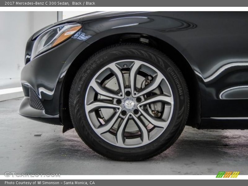 Black / Black 2017 Mercedes-Benz C 300 Sedan