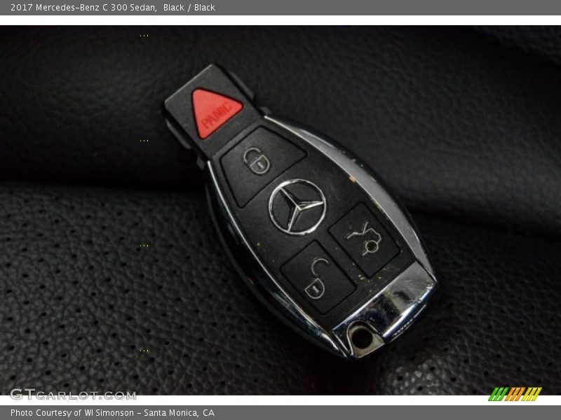 Black / Black 2017 Mercedes-Benz C 300 Sedan