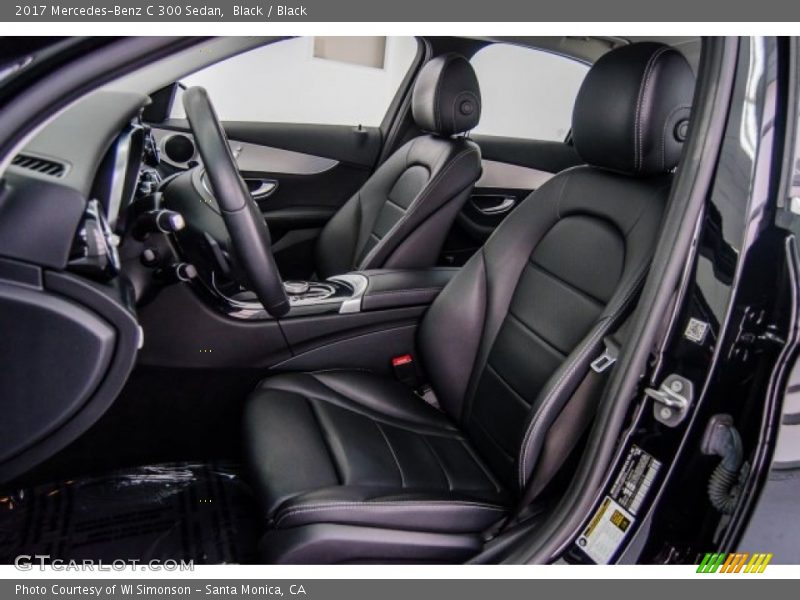 Black / Black 2017 Mercedes-Benz C 300 Sedan