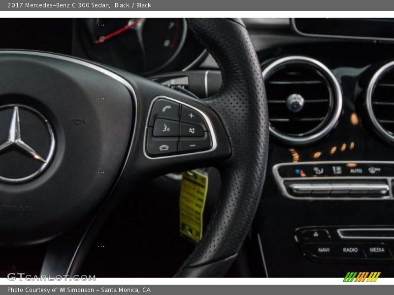 Black / Black 2017 Mercedes-Benz C 300 Sedan