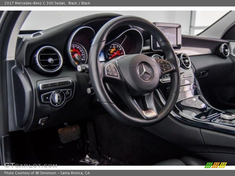 Black / Black 2017 Mercedes-Benz C 300 Sedan