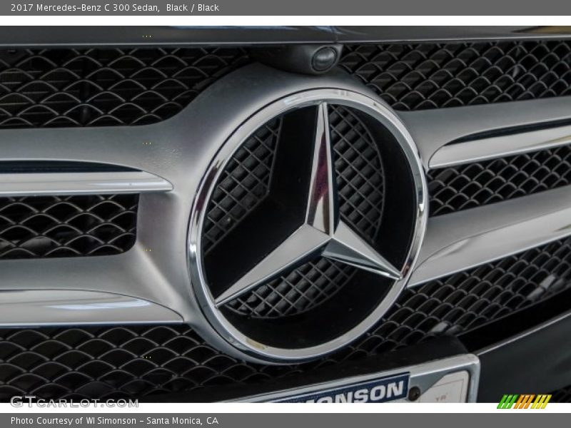 Black / Black 2017 Mercedes-Benz C 300 Sedan