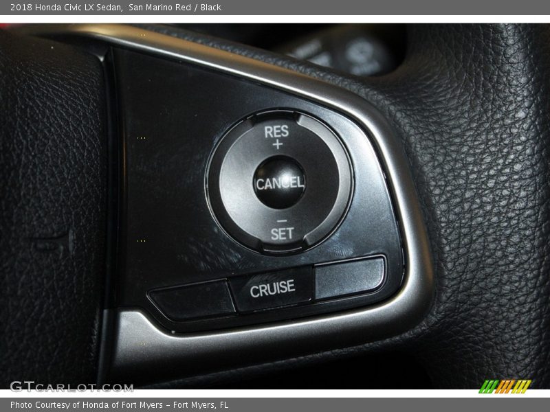 Controls of 2018 Civic LX Sedan
