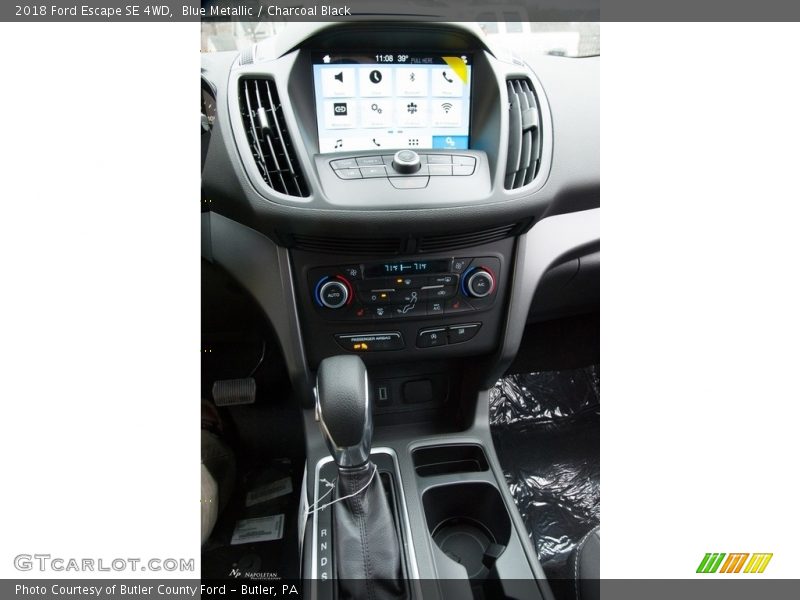 Blue Metallic / Charcoal Black 2018 Ford Escape SE 4WD