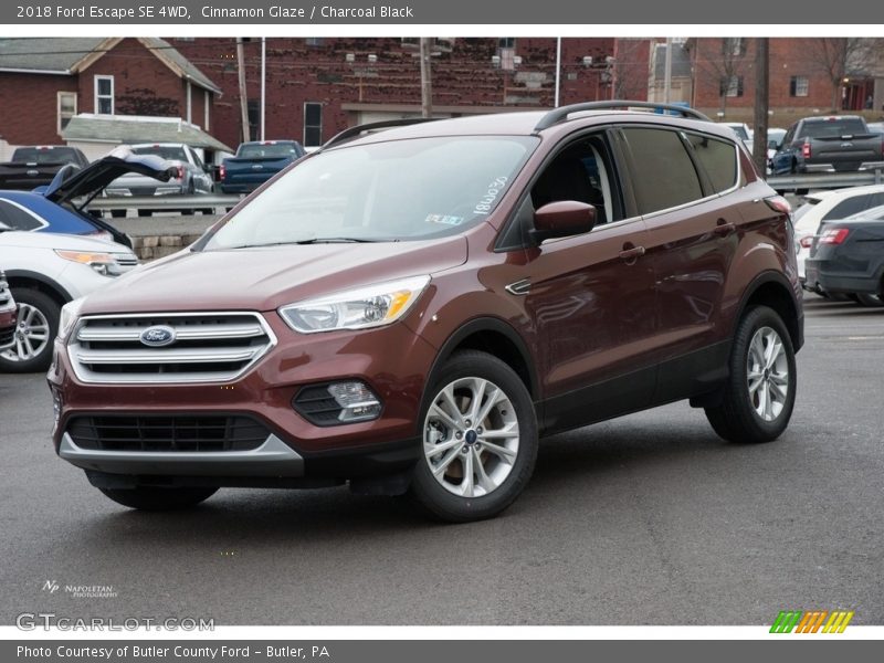 Cinnamon Glaze / Charcoal Black 2018 Ford Escape SE 4WD