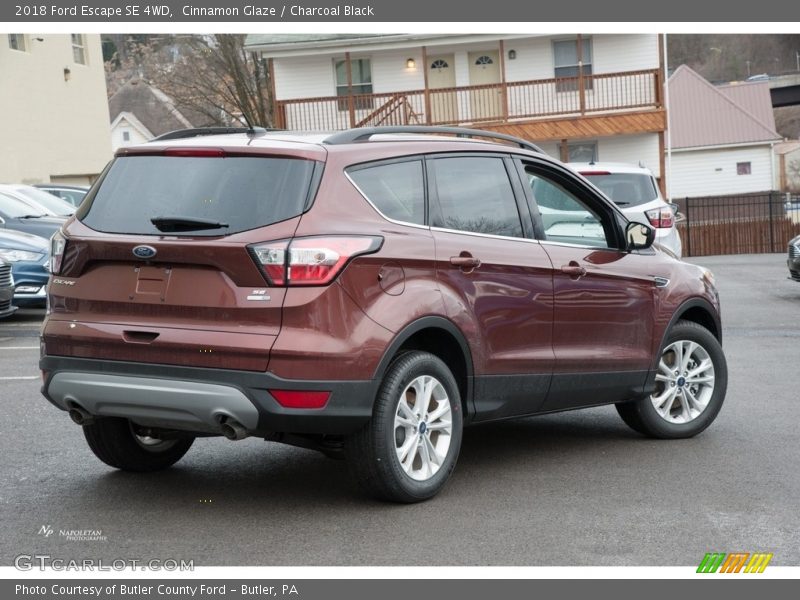 Cinnamon Glaze / Charcoal Black 2018 Ford Escape SE 4WD