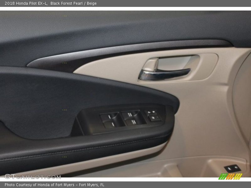 Black Forest Pearl / Beige 2018 Honda Pilot EX-L