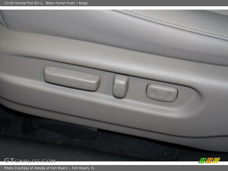 Black Forest Pearl / Beige 2018 Honda Pilot EX-L