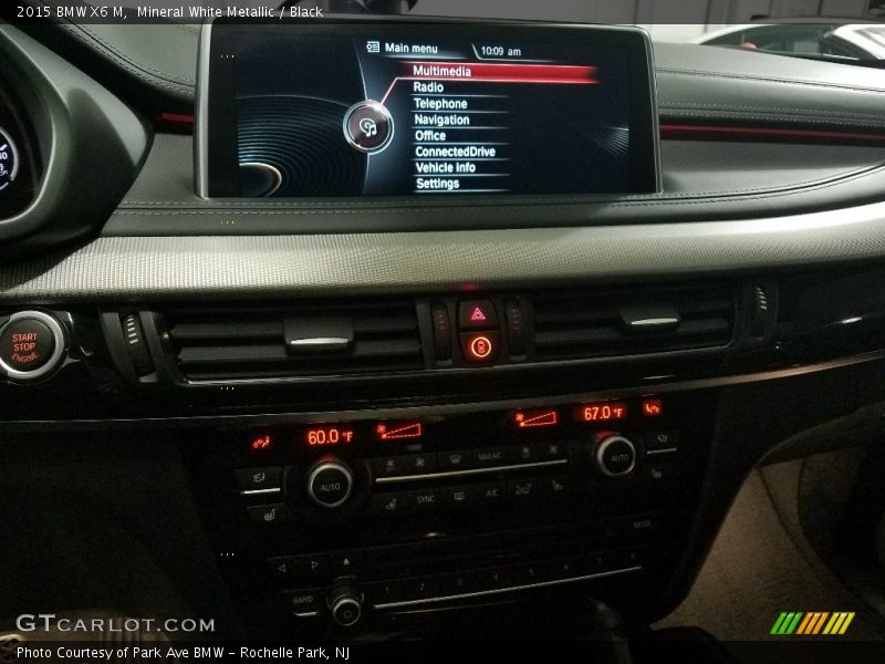 Mineral White Metallic / Black 2015 BMW X6 M