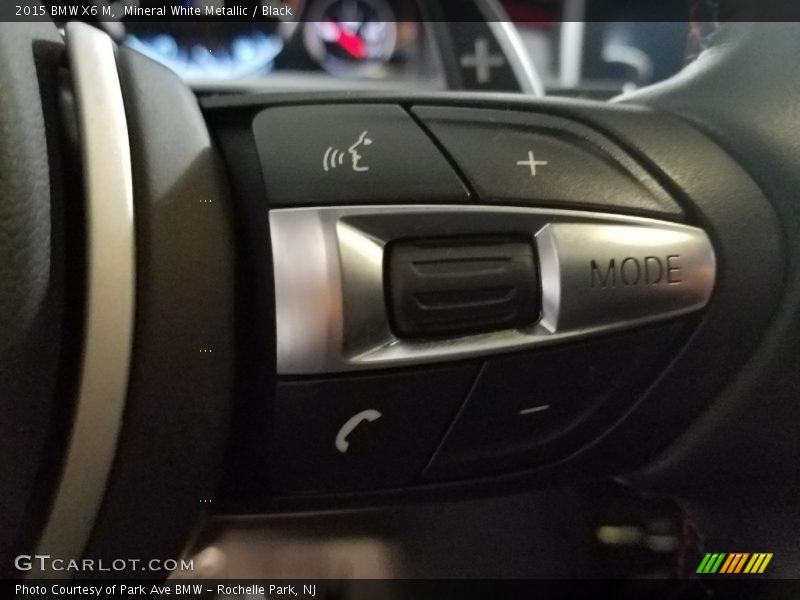 Mineral White Metallic / Black 2015 BMW X6 M