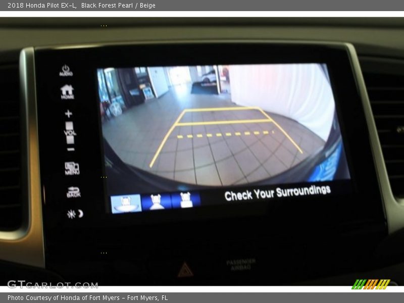 Black Forest Pearl / Beige 2018 Honda Pilot EX-L