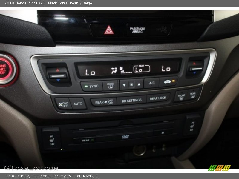 Black Forest Pearl / Beige 2018 Honda Pilot EX-L