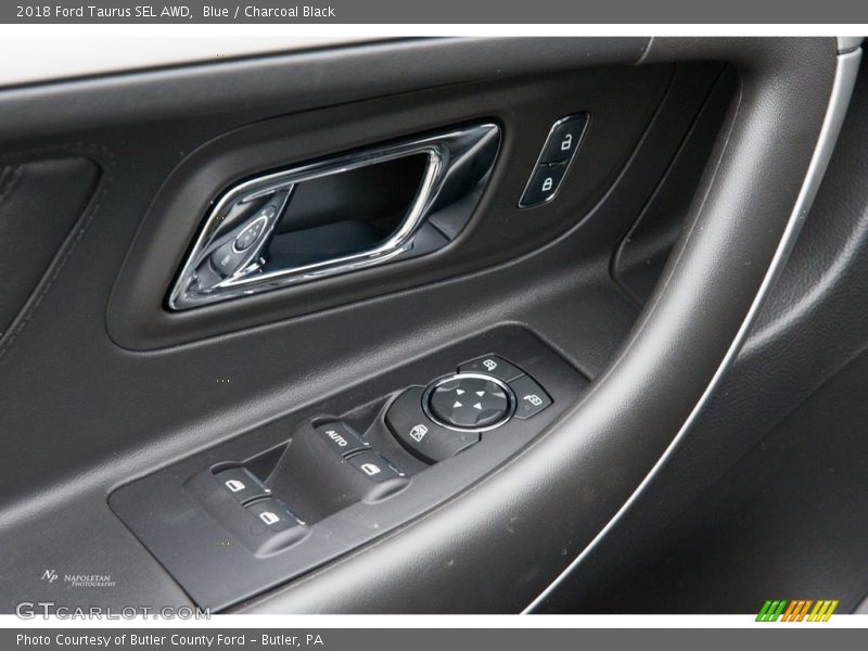 Blue / Charcoal Black 2018 Ford Taurus SEL AWD