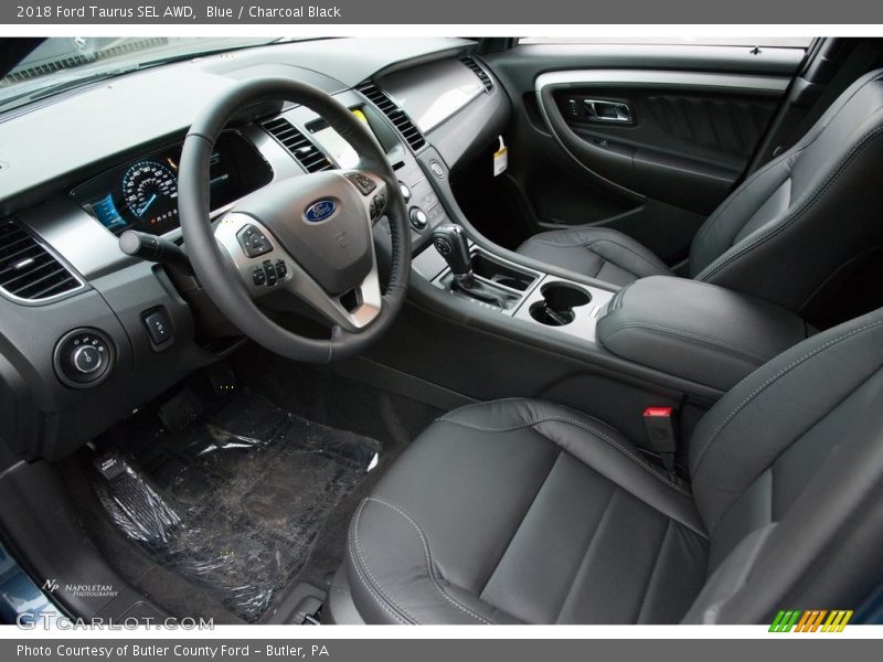 Blue / Charcoal Black 2018 Ford Taurus SEL AWD