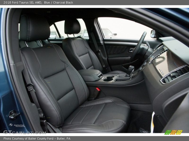 Blue / Charcoal Black 2018 Ford Taurus SEL AWD