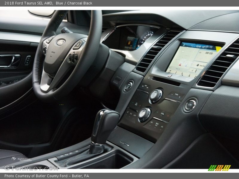 Blue / Charcoal Black 2018 Ford Taurus SEL AWD