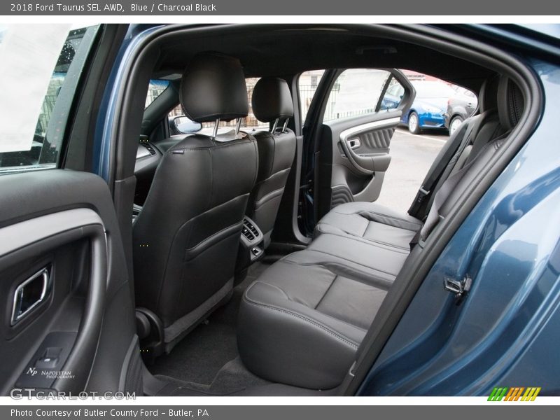 Blue / Charcoal Black 2018 Ford Taurus SEL AWD