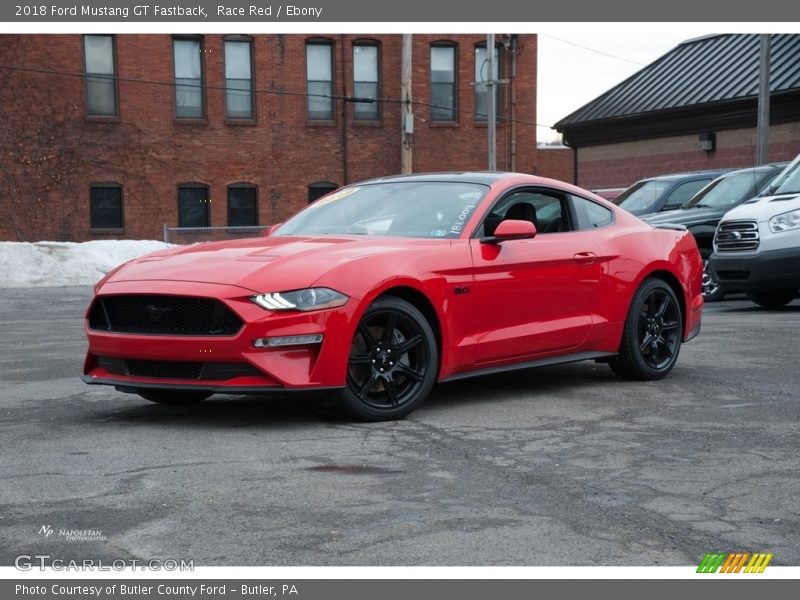 Race Red / Ebony 2018 Ford Mustang GT Fastback