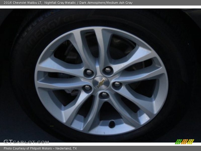 Nightfall Gray Metallic / Dark Atmosphere/Medium Ash Gray 2016 Chevrolet Malibu LT