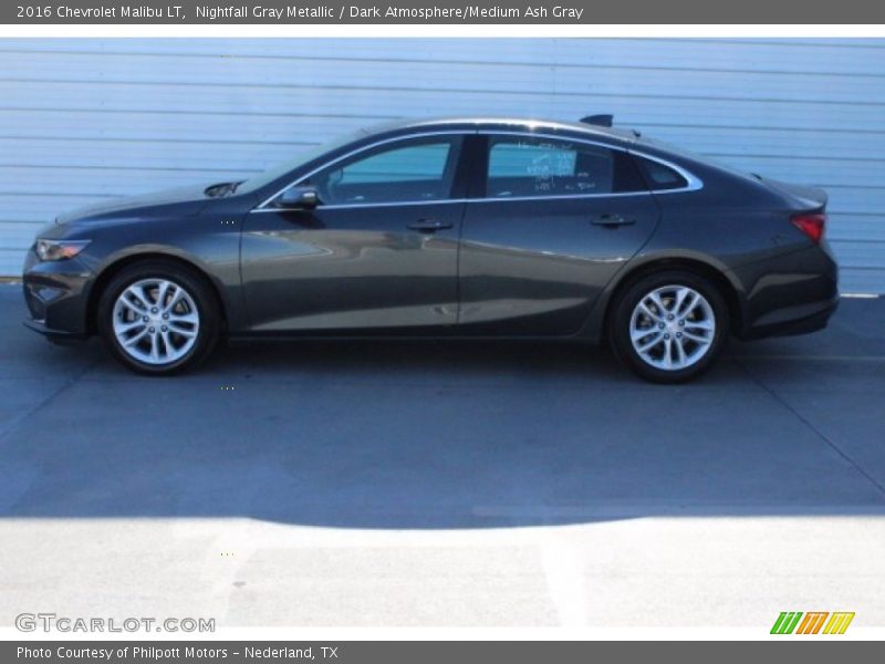 Nightfall Gray Metallic / Dark Atmosphere/Medium Ash Gray 2016 Chevrolet Malibu LT