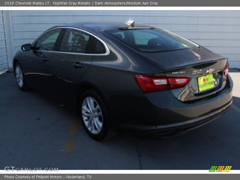 Nightfall Gray Metallic / Dark Atmosphere/Medium Ash Gray 2016 Chevrolet Malibu LT