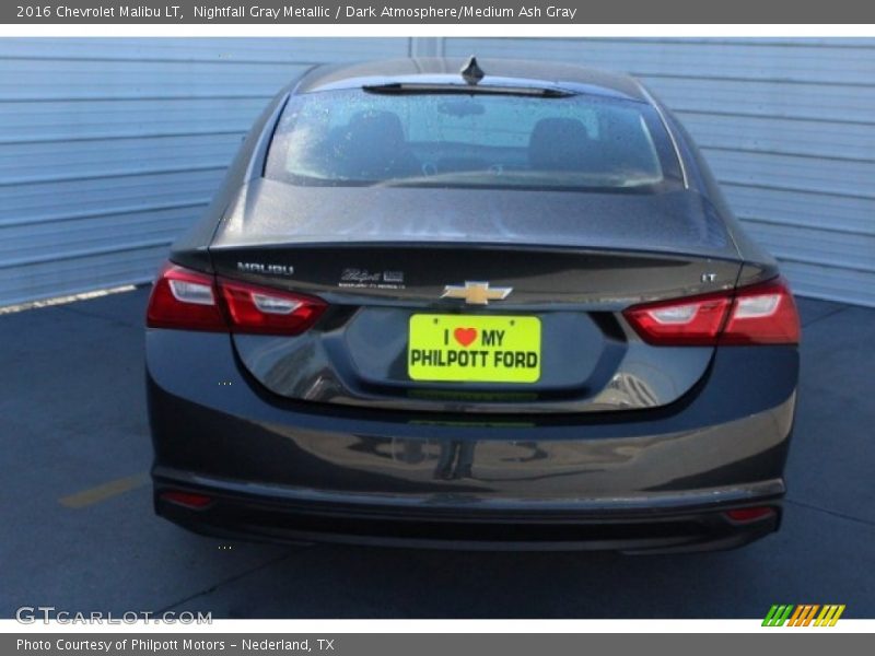 Nightfall Gray Metallic / Dark Atmosphere/Medium Ash Gray 2016 Chevrolet Malibu LT