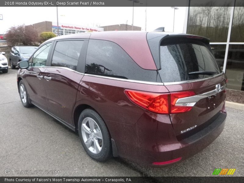 Deep Scarlet Pearl / Mocha 2018 Honda Odyssey EX-L