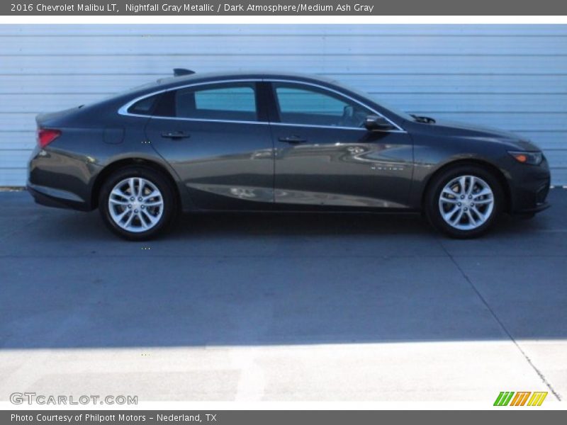Nightfall Gray Metallic / Dark Atmosphere/Medium Ash Gray 2016 Chevrolet Malibu LT