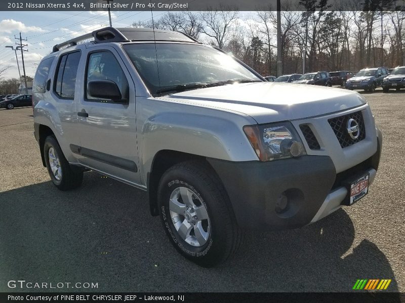 Brilliant Silver / Pro 4X Gray/Steel 2012 Nissan Xterra S 4x4