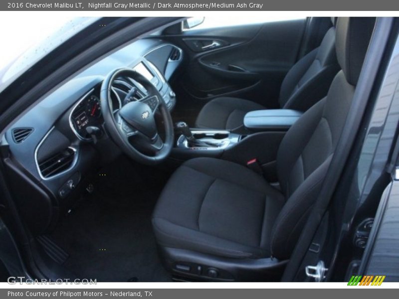 Nightfall Gray Metallic / Dark Atmosphere/Medium Ash Gray 2016 Chevrolet Malibu LT