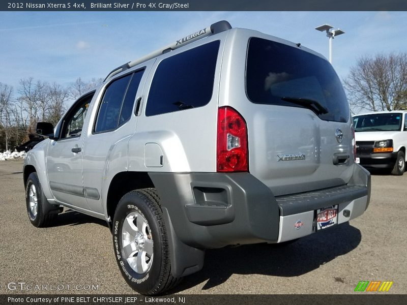 Brilliant Silver / Pro 4X Gray/Steel 2012 Nissan Xterra S 4x4