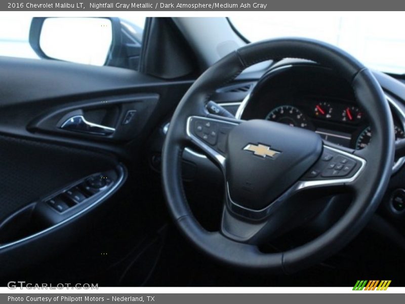Nightfall Gray Metallic / Dark Atmosphere/Medium Ash Gray 2016 Chevrolet Malibu LT